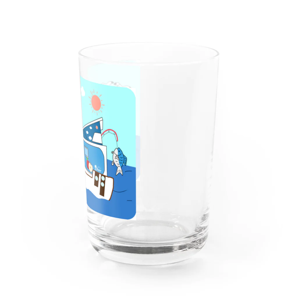 Fortune Campers そっくの雑貨屋さんのさおりん号で釣りしよう Water Glass :right