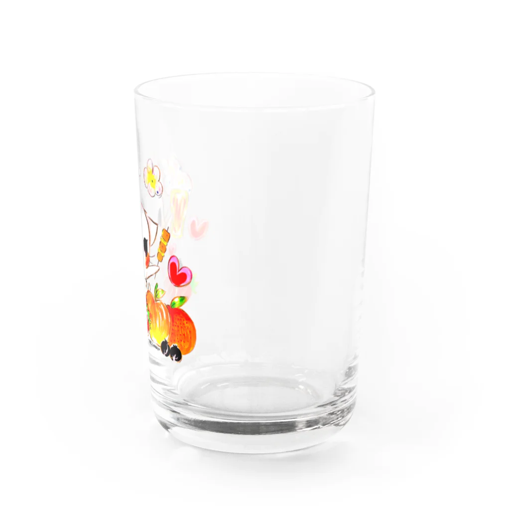 ＊Maiky＊の【ビールねこ】フルーツMIX.ver Water Glass :right