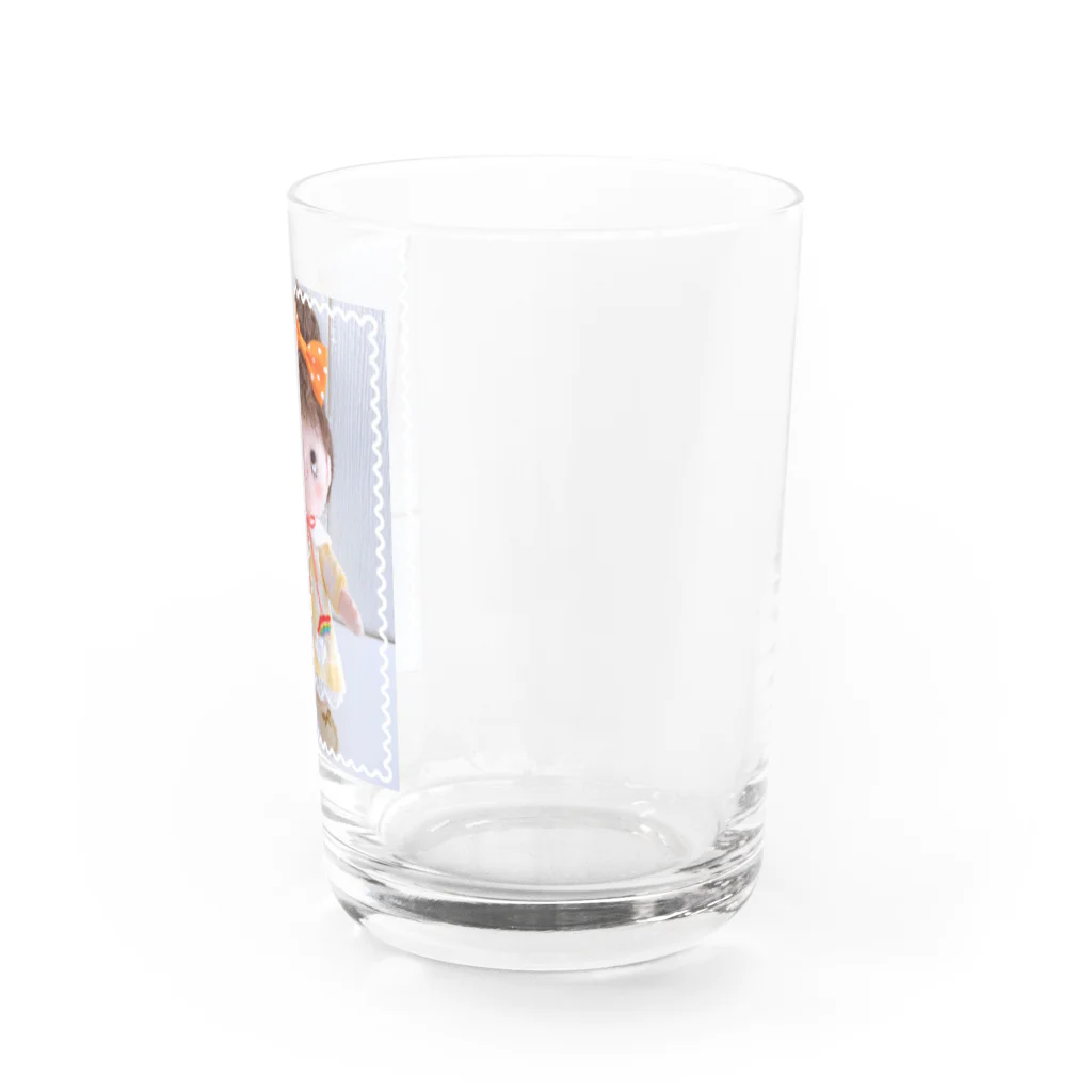 ゆうばあばチャンネルのおひさまちゃんお人形と一緒 Water Glass :right