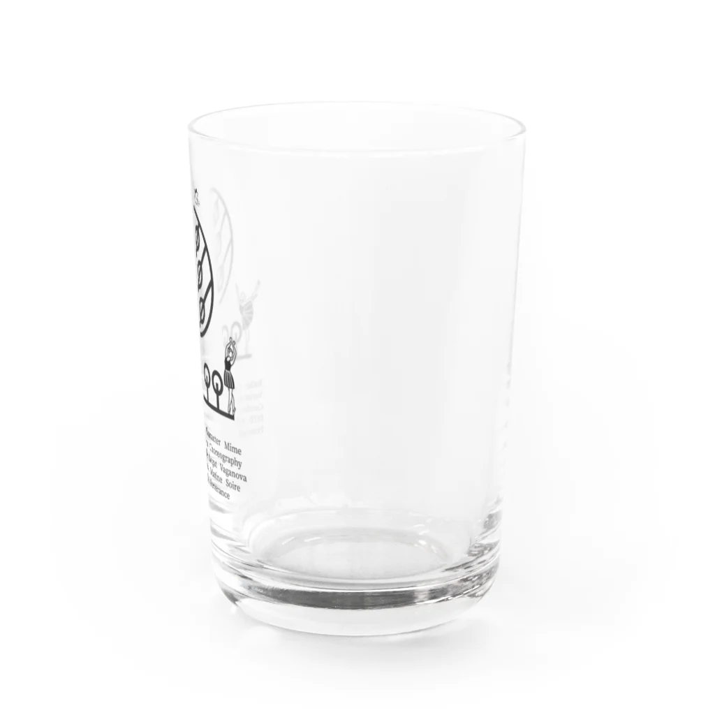 【グッズショップ】倉本幸樹Ballet＆ContemporaryのKB【Gardenグラス】(ユニバーサルデザイン) Water Glass :right