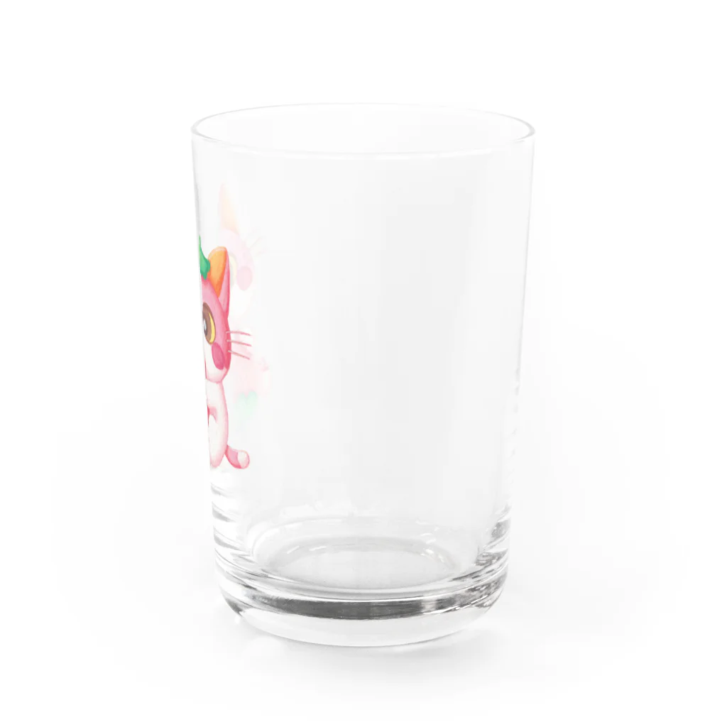 meow popのいちごちゃん Water Glass :right