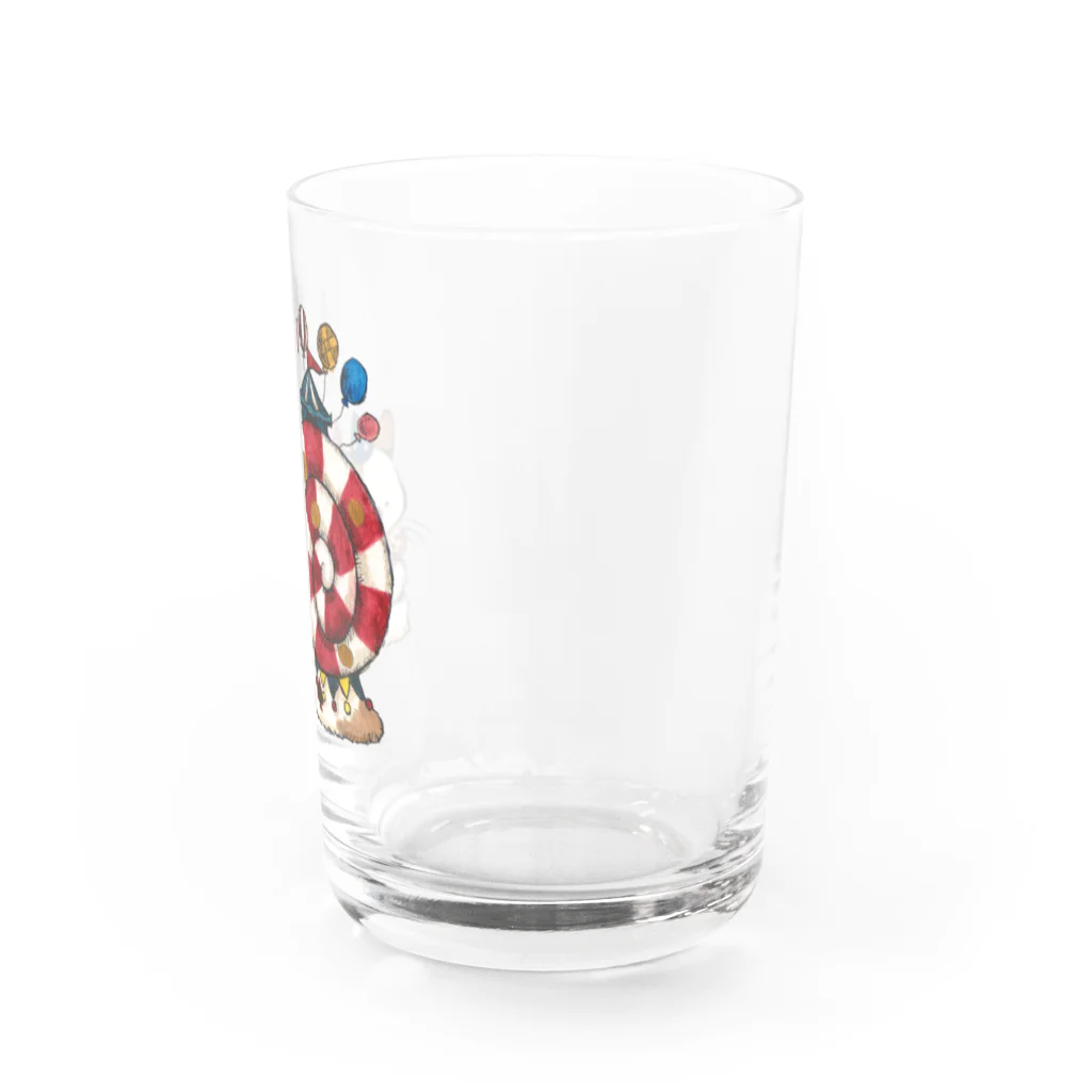 Den-Denのサーカス猫でんでん【A】 Water Glass :right