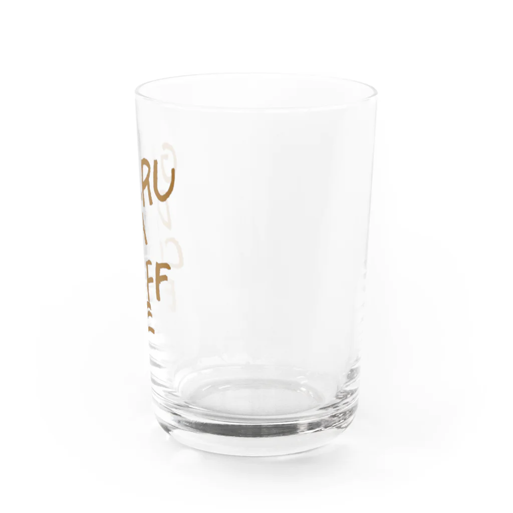 GARUDA COFFEEのGARUDA COFFEEカフェオレロゴシリーズ Water Glass :right