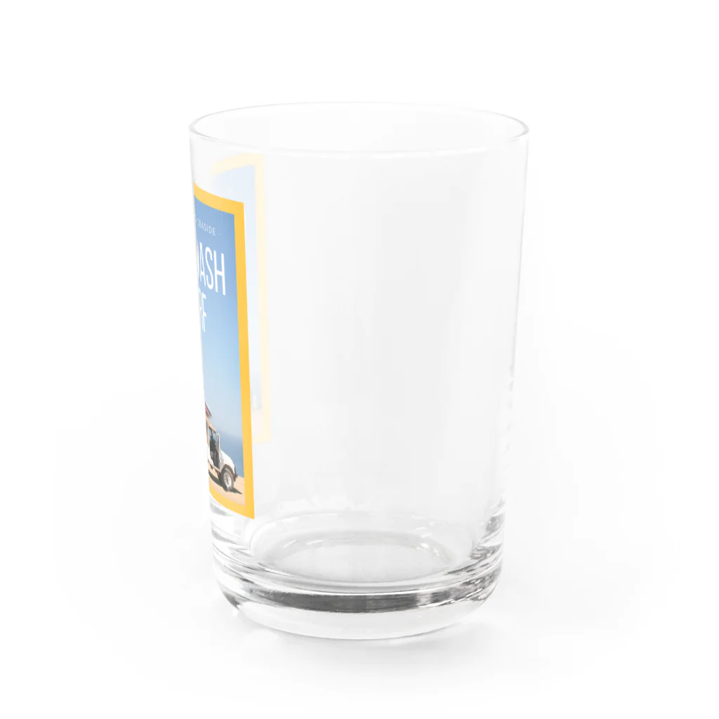 honeycombのサーフボードと車 Water Glass :right