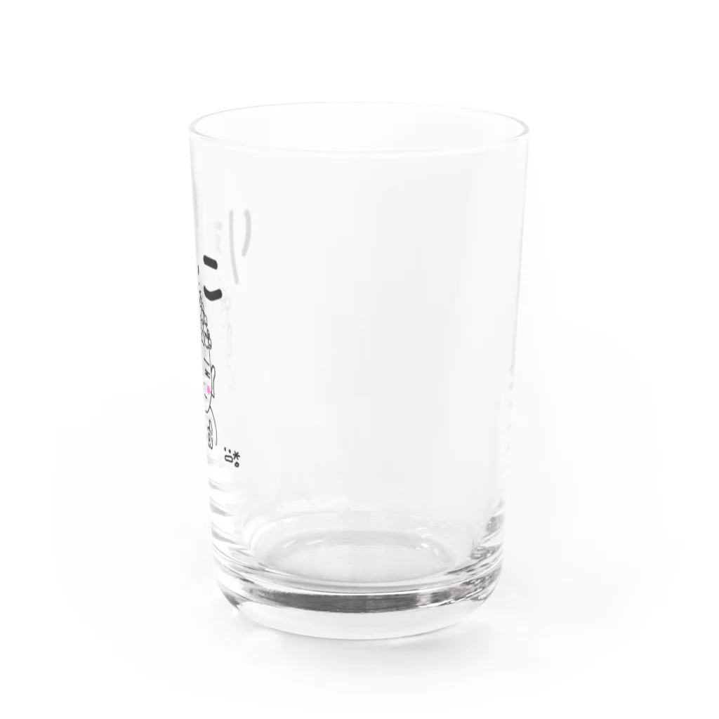 rie-pocochaのだいぶつ。くん Water Glass :right