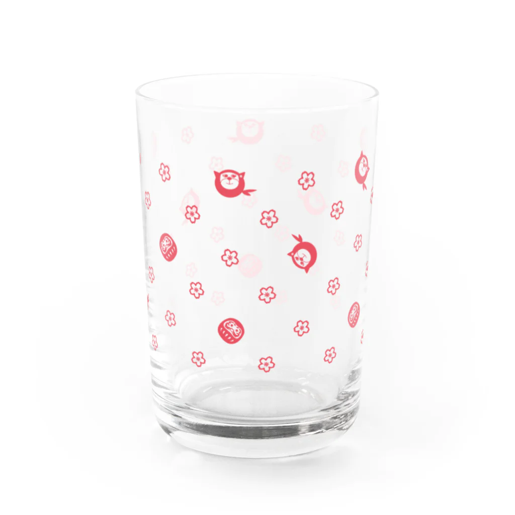 ZUKINDOGSの忍犬さくらのレトログラス Water Glass :right