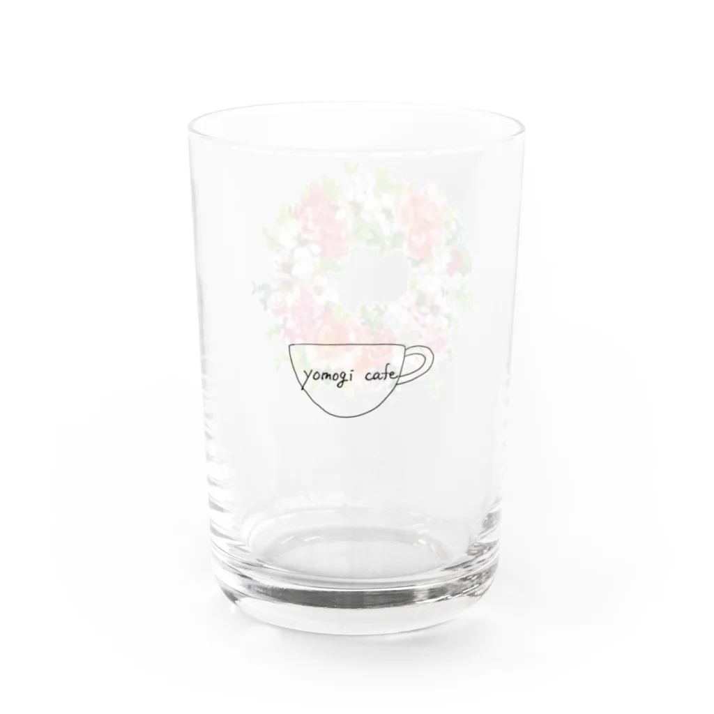 ヨモギカフェのフラワーリース Water Glass :right