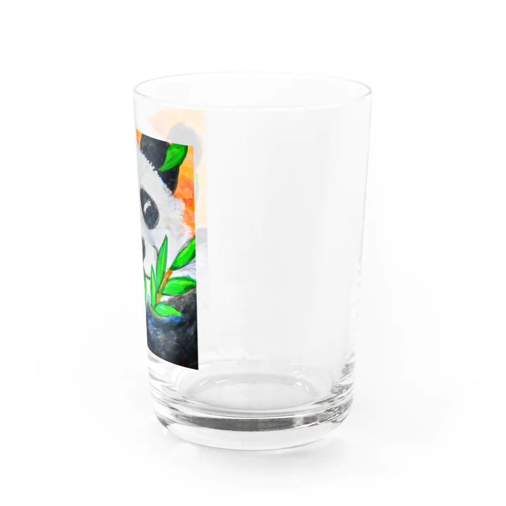 Nanahaのパンダ Water Glass :right