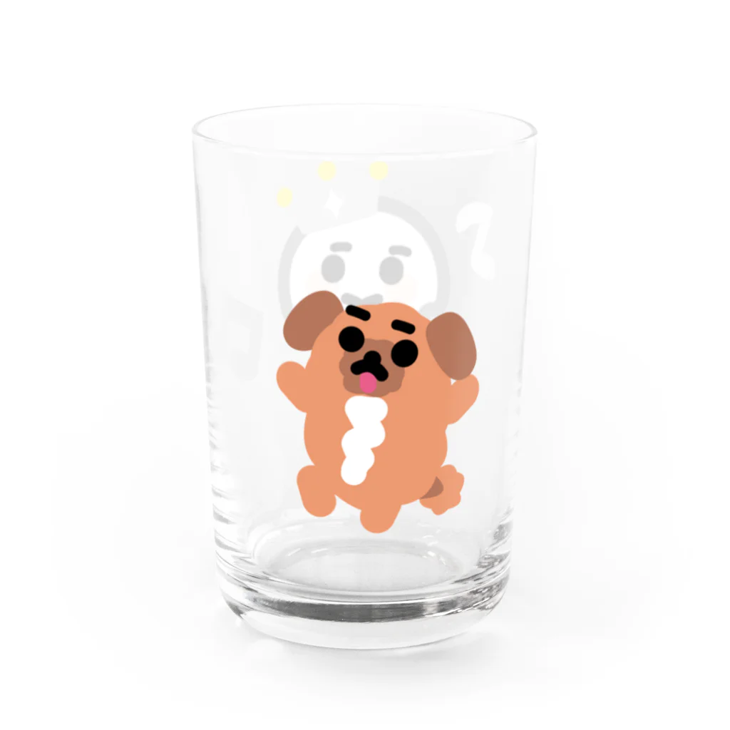 とろけるでべちゃんのいちるちゃん と からあげ犬 Water Glass :right