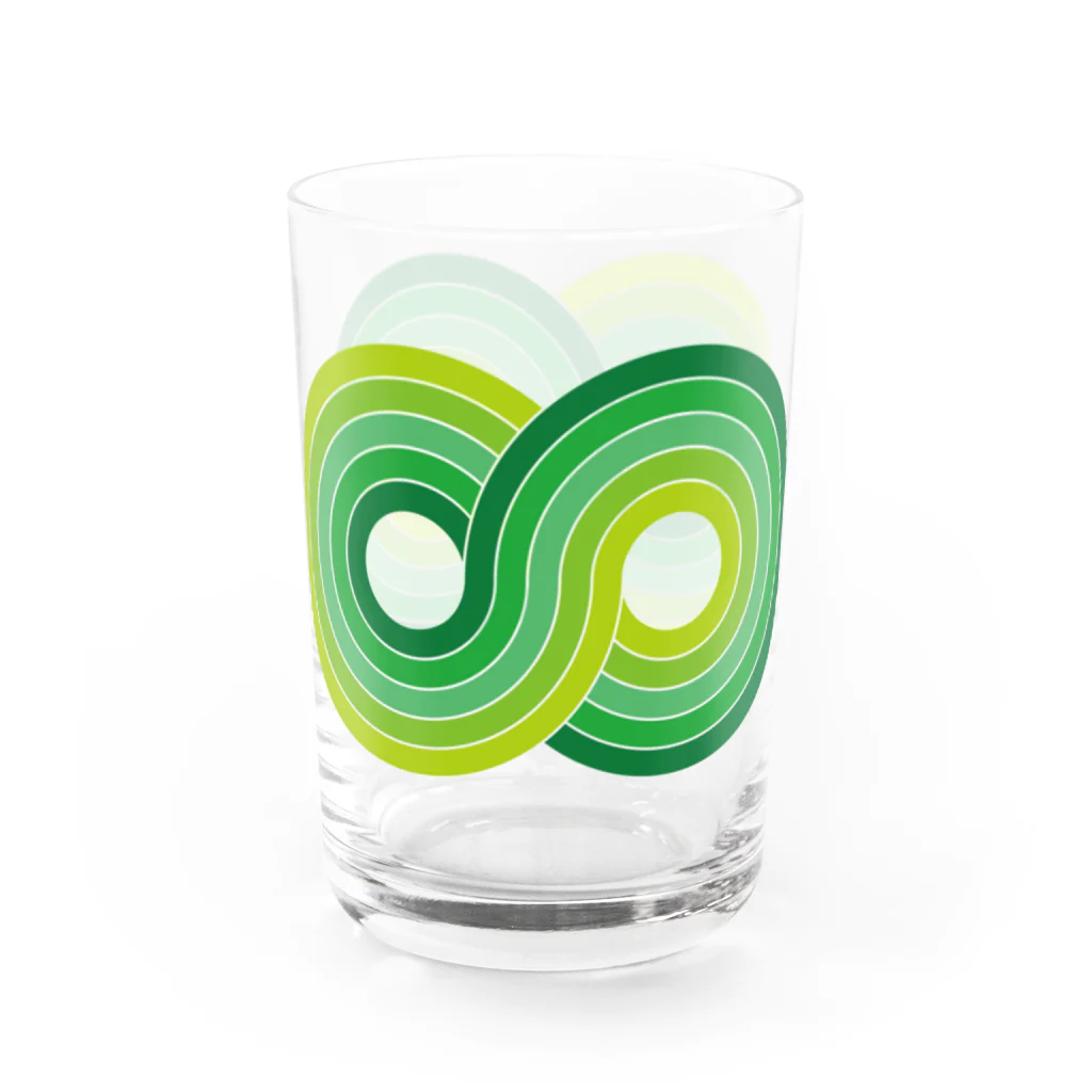 garamono_labのレトログラス_GREEN Water Glass :right