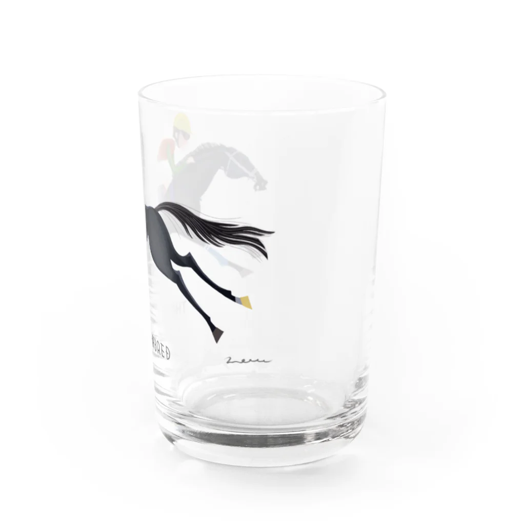 POPPY＿moooo  チャリティーショップのthoroughbred 2 Water Glass :right