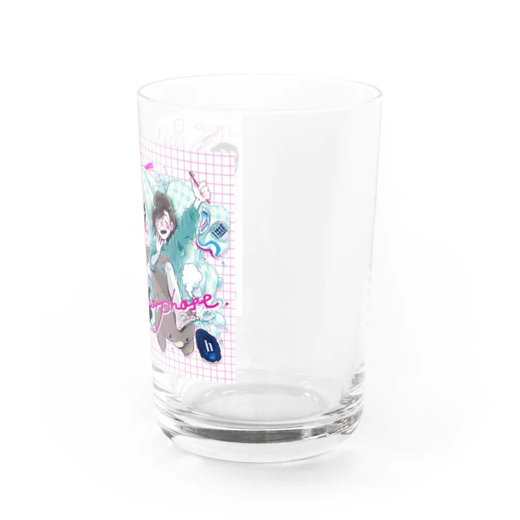 hachiko／ハチコのメタモルフォーゼ！ Water Glass :right