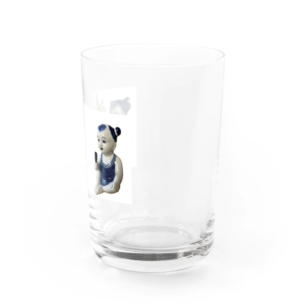 ヤオマサショウテンのヤーちゃんマーちゃん Water Glass :right