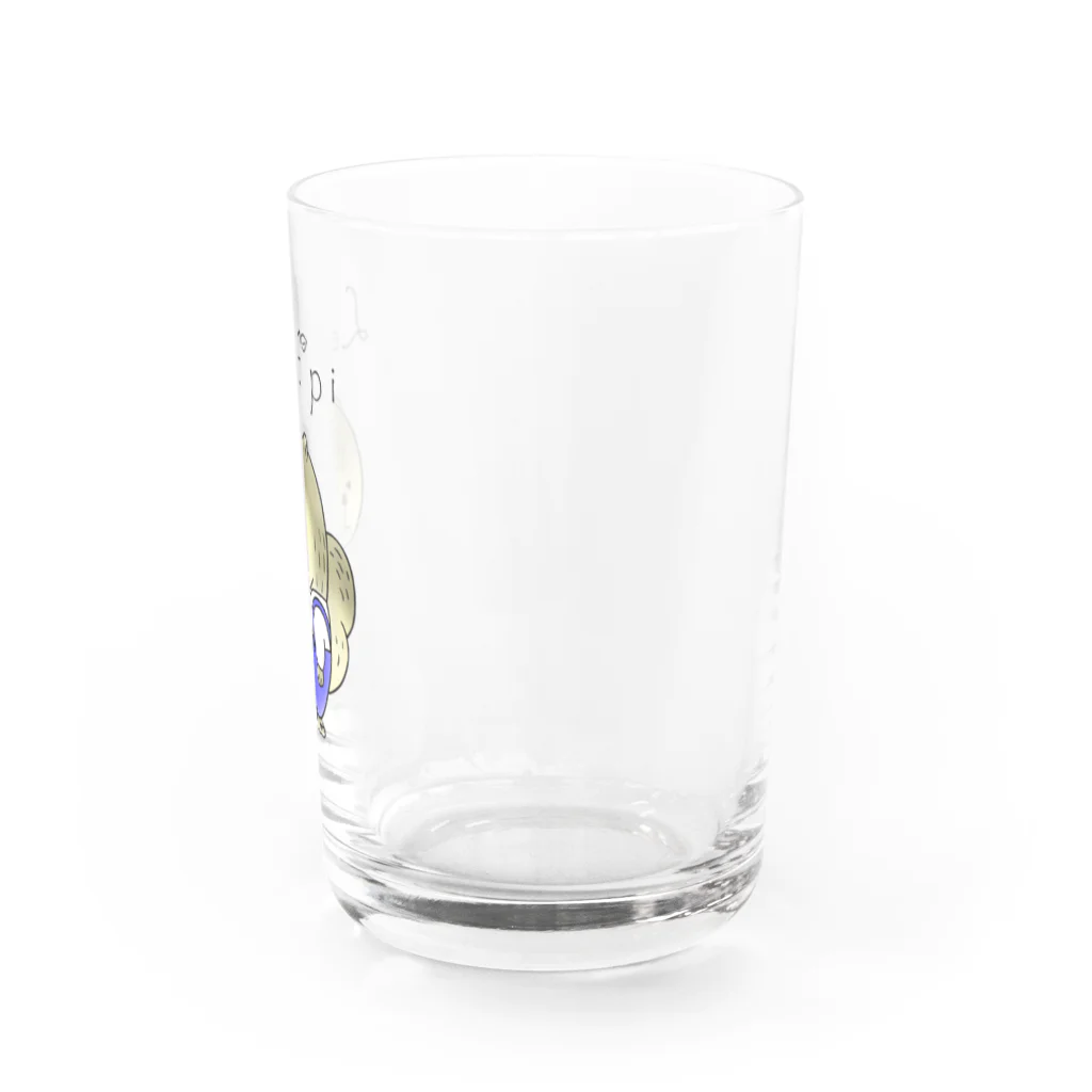 LeafpiのLeafpi's ロゴ Water Glass :right