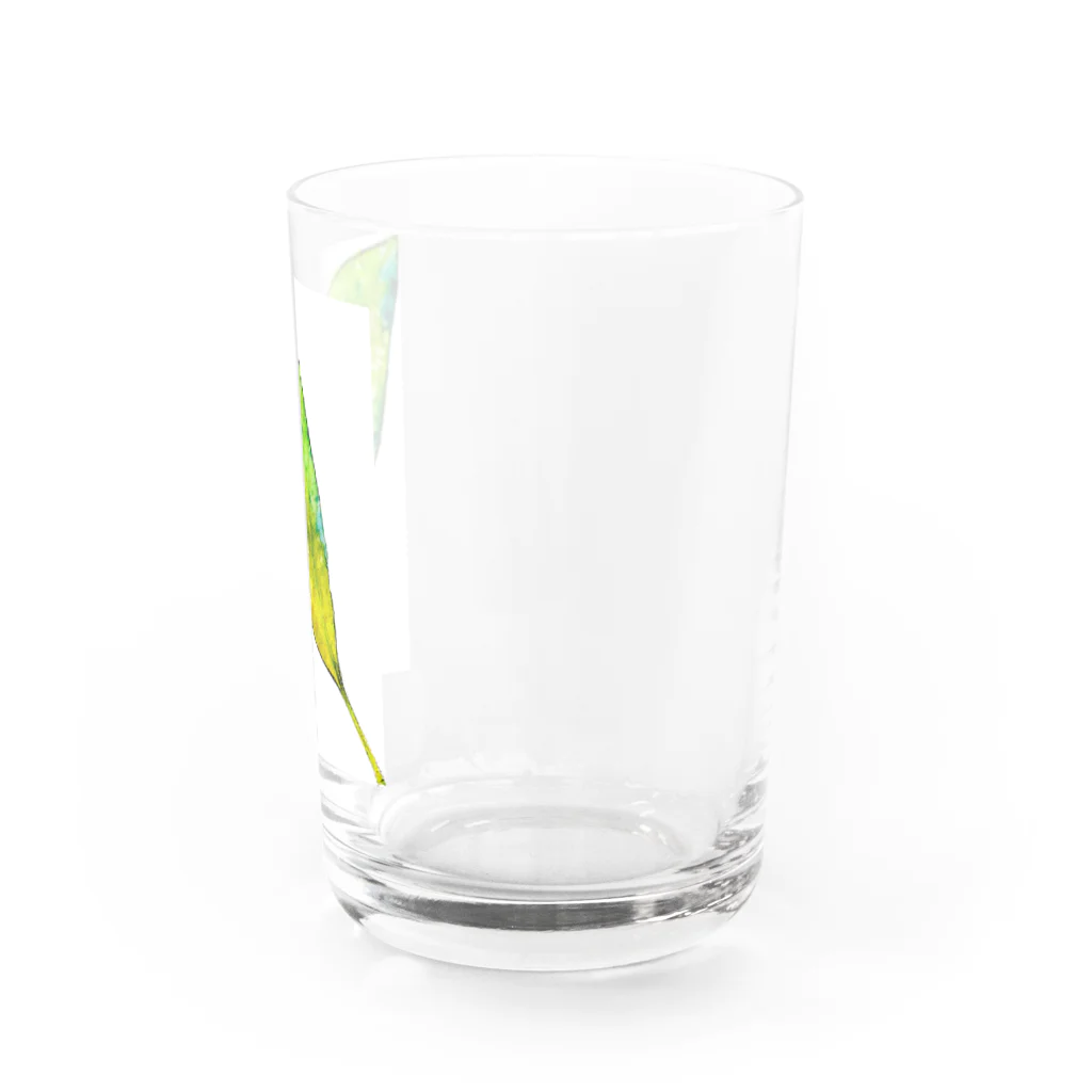 暖暖あたたかの葉っぱ Water Glass :right