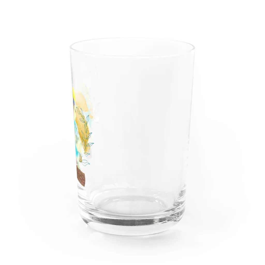 むーむー小屋のマスタードおちび Water Glass :right