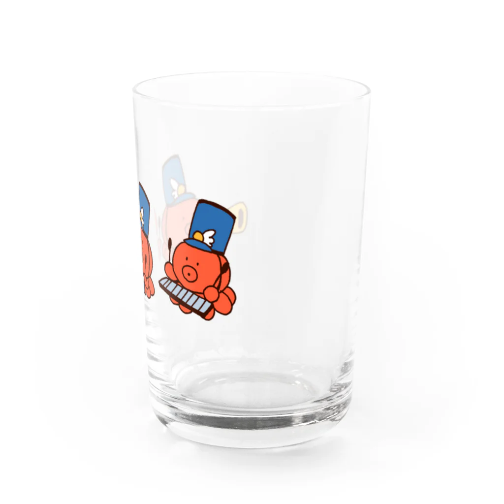 ぱぐ屋のマーチングたこ Water Glass :right