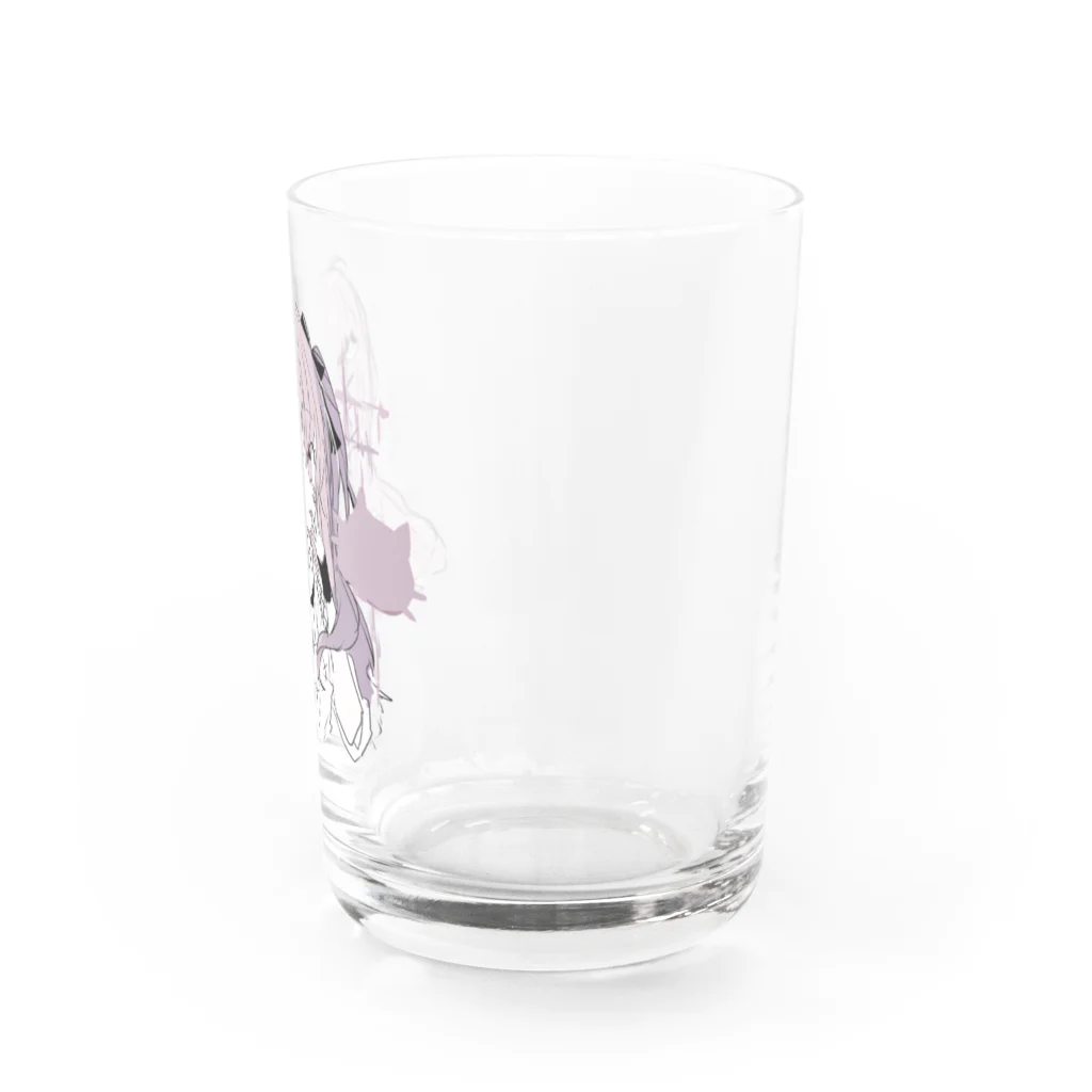 blossomのピンク✖紫系の地雷女の子 Water Glass :right