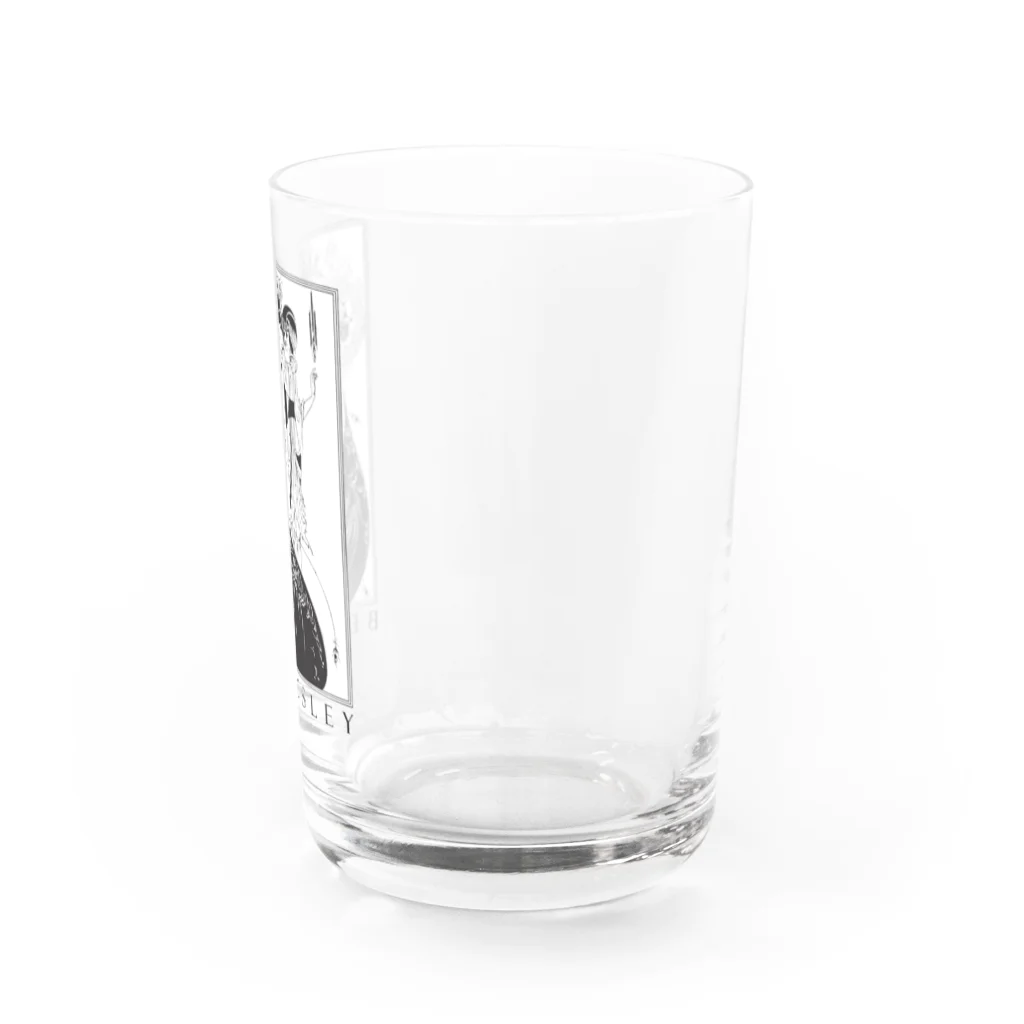 Hungry Freaksのビアズリー「孔雀のスカート」 Water Glass :right