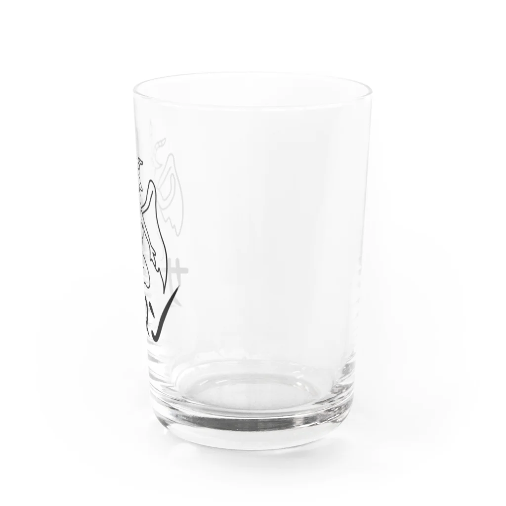 ヒロシオーバーダイブのサタン・バフォメット Water Glass :right