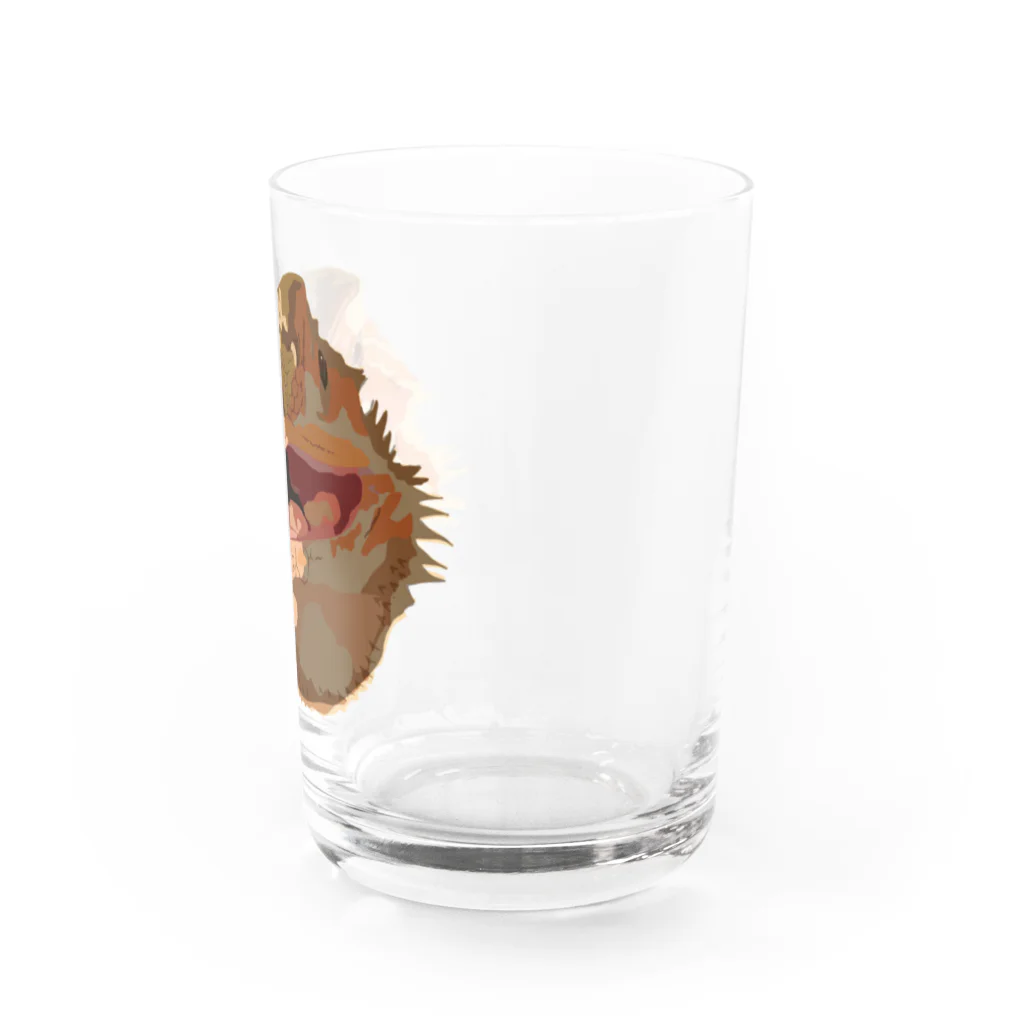 井上アフターバーナーのおそぼろまるちゃん Water Glass :right