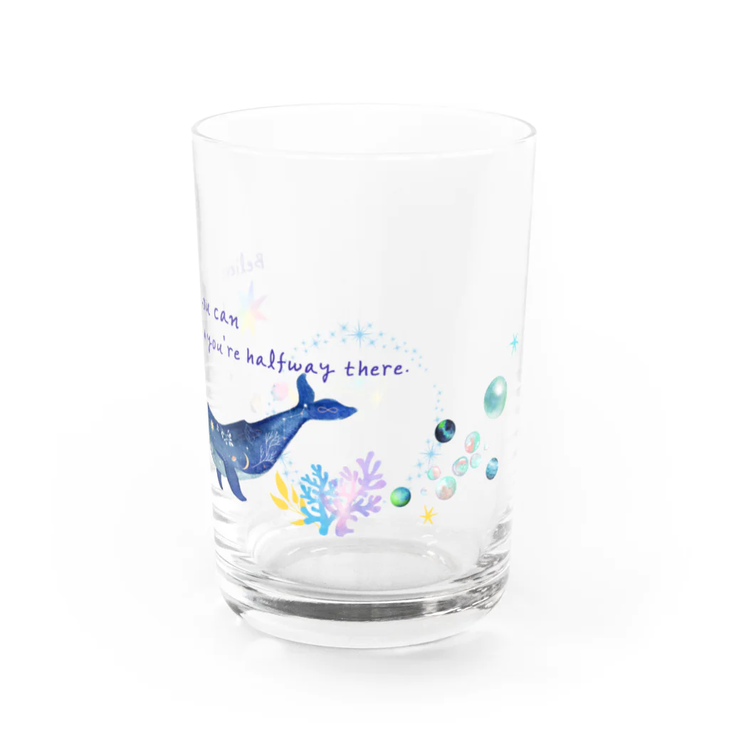 おもしろかわいいは正義！の出来ると信じれば Water Glass :right