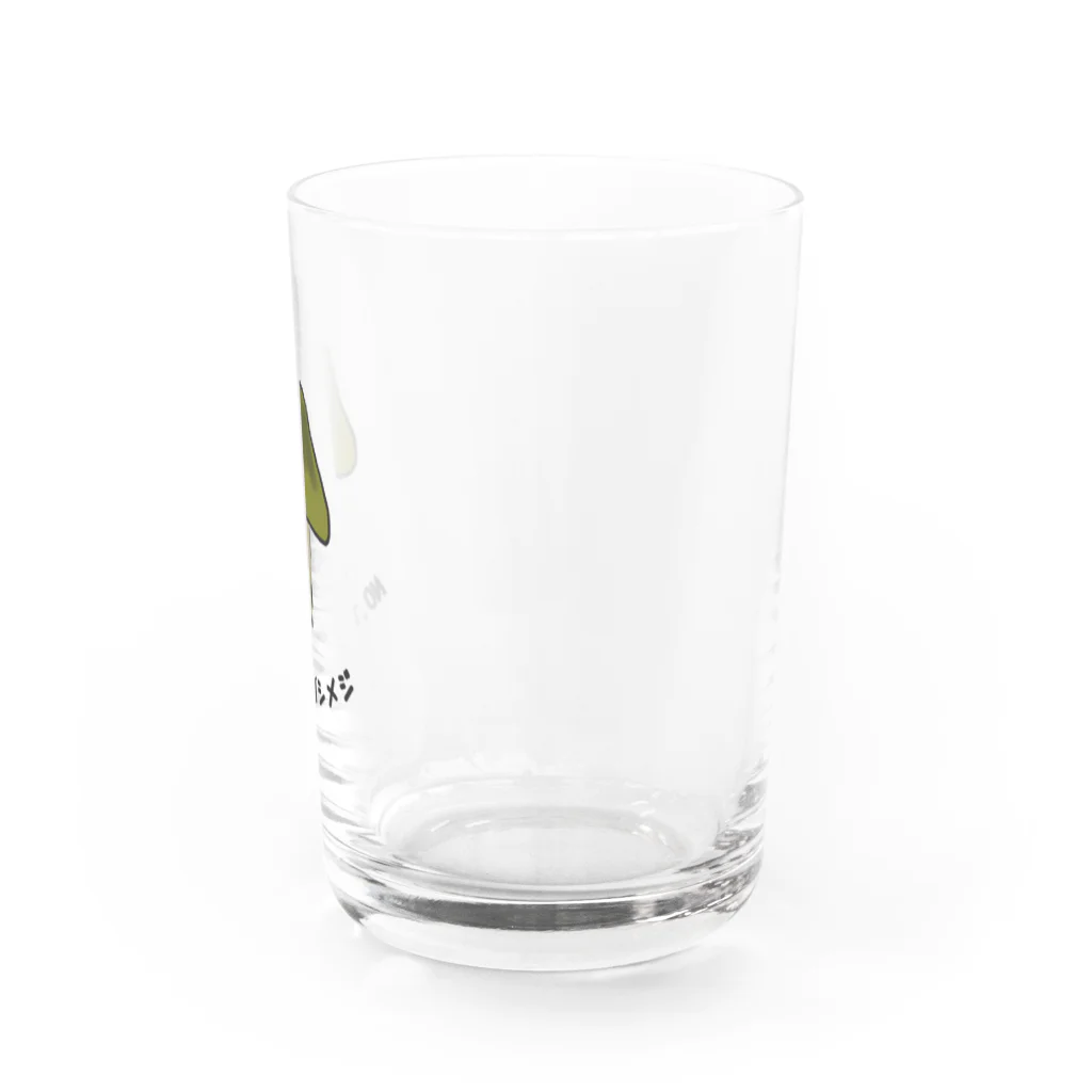 キノコ図館のNo.1 アイシメジ Water Glass :right
