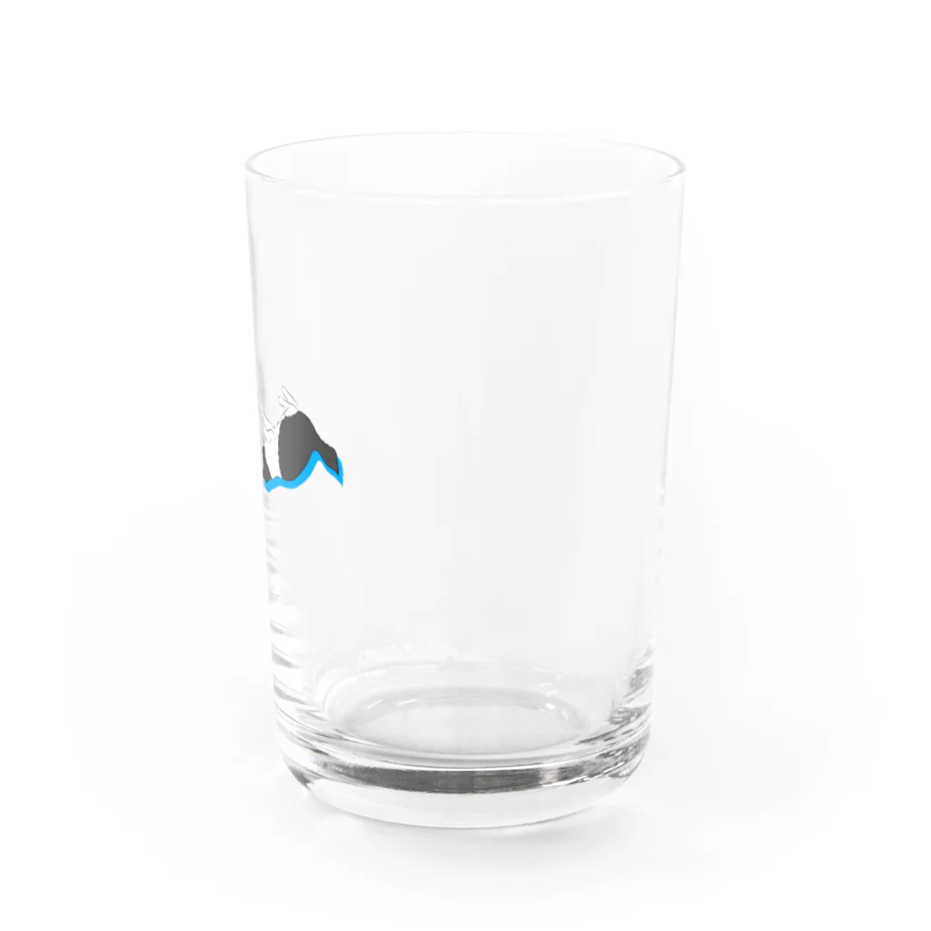 うらめし屋　の猫が落ちてる Water Glass :right