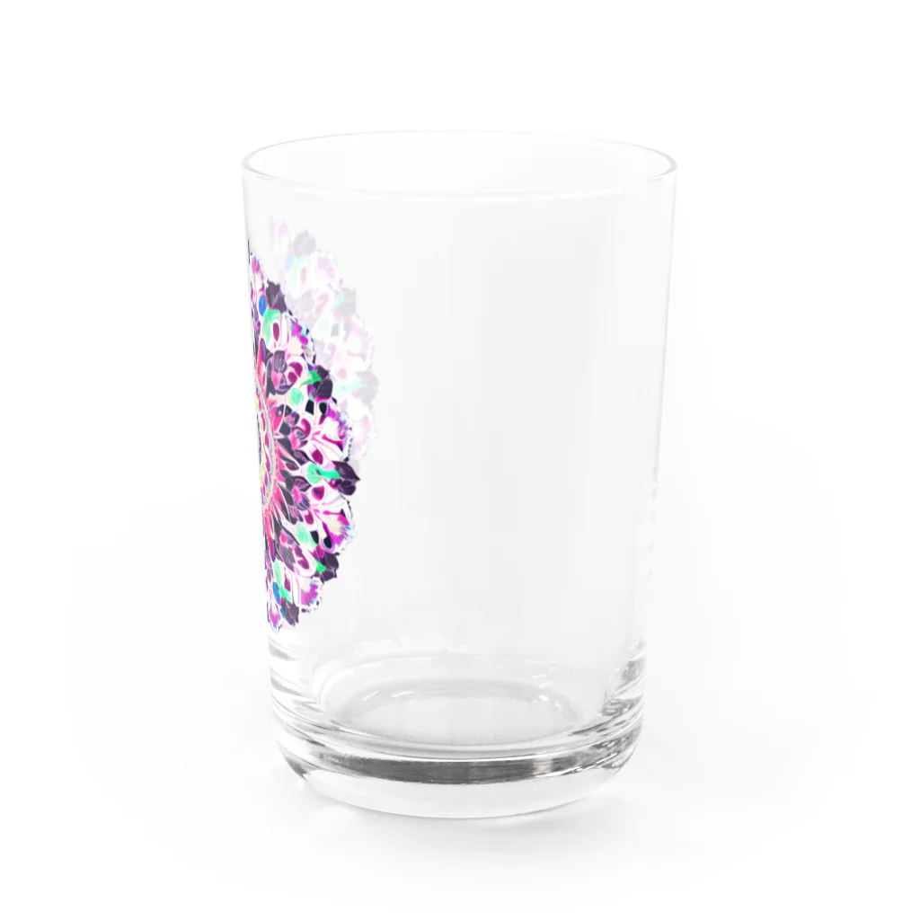 Lala-natural-accessoryのMandala Flower Water Glass :right