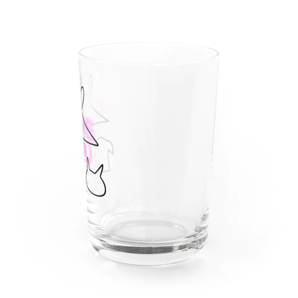 handmade asyouareの相合い傘ラビュー Water Glass :right