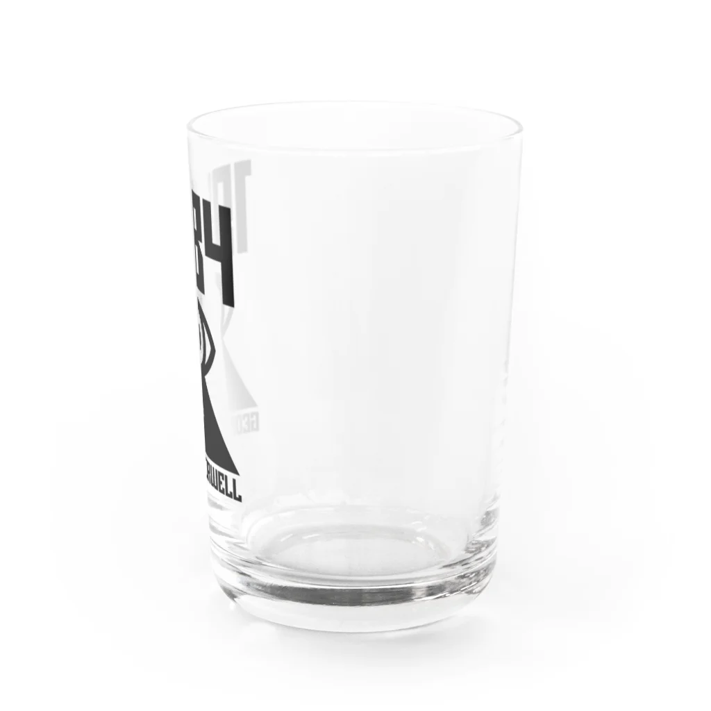 文豪館の1984（ジョージ・オーウェル）文豪・文学 Water Glass :right