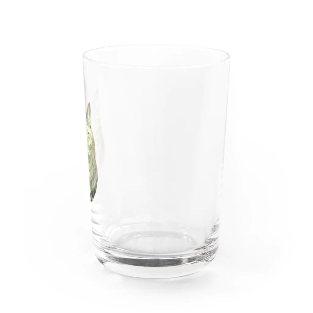 桃くるみSHOPのしっぽマフラーにゃん Water Glass :right