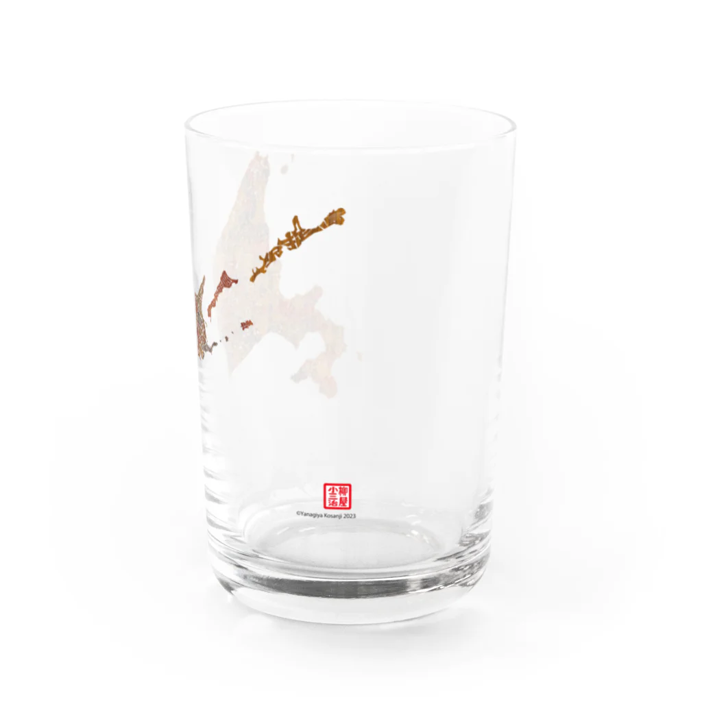 Yanagiya Kosanjiの北海道_TextMap_木目調 Water Glass :right