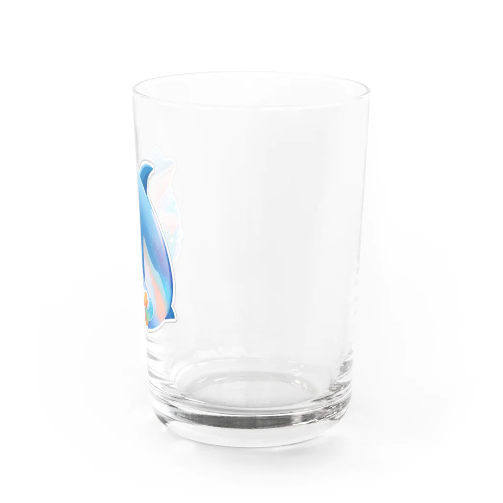 dolphineの可愛いイルカ Water Glass :right