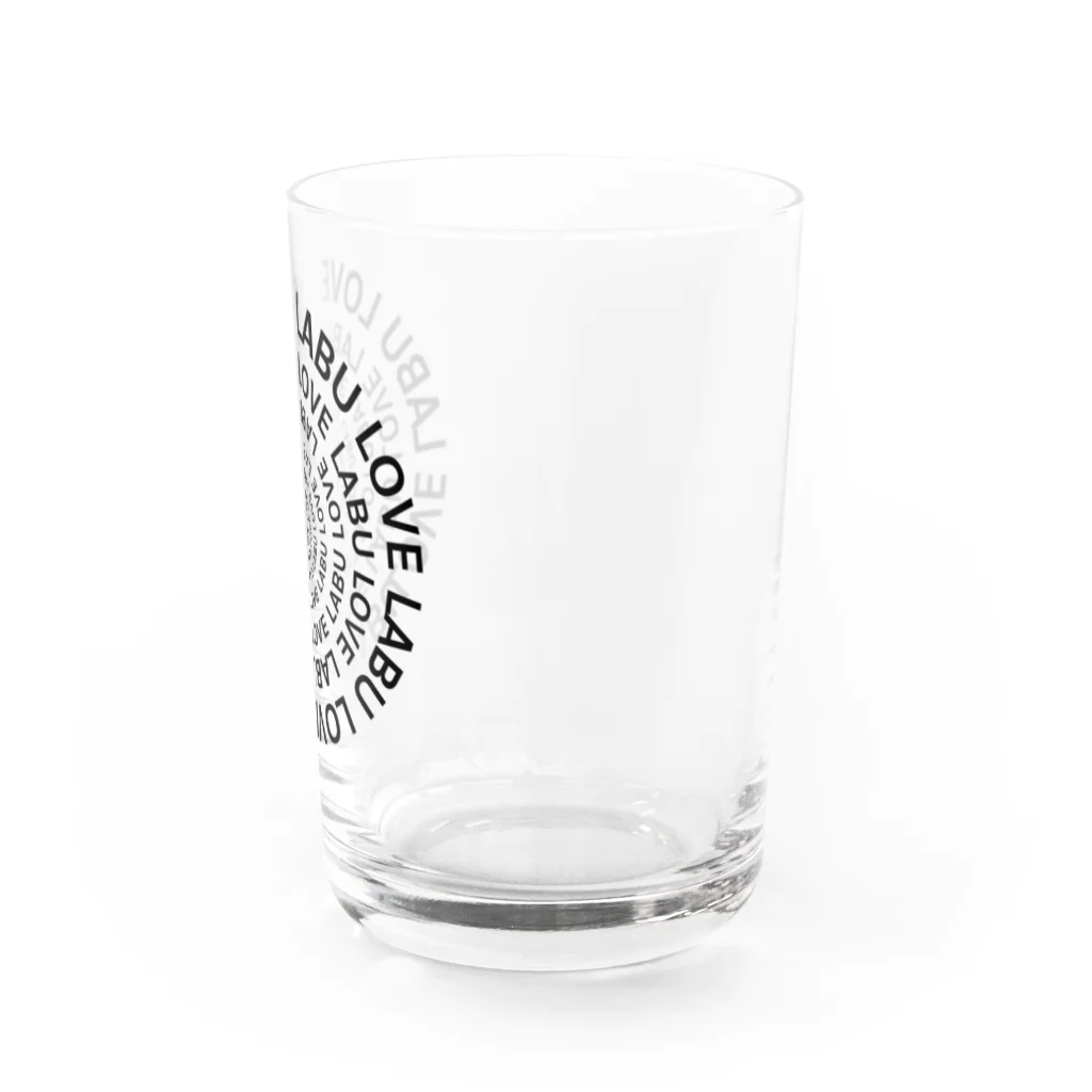 LOVELABUのぐるぐるLOVELABU Water Glass :right