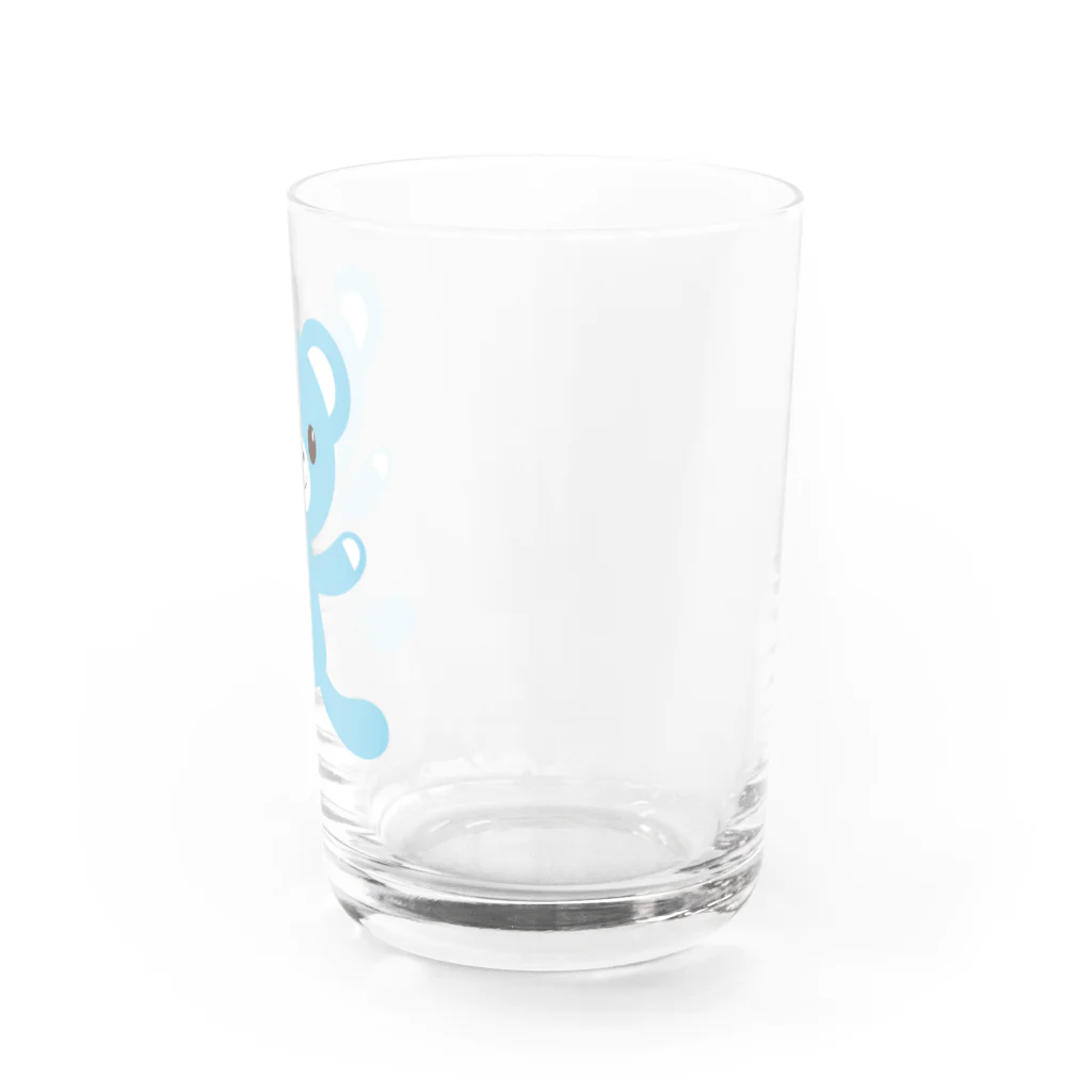 みずいろのくまのお店の水色のくま Water Glass :right