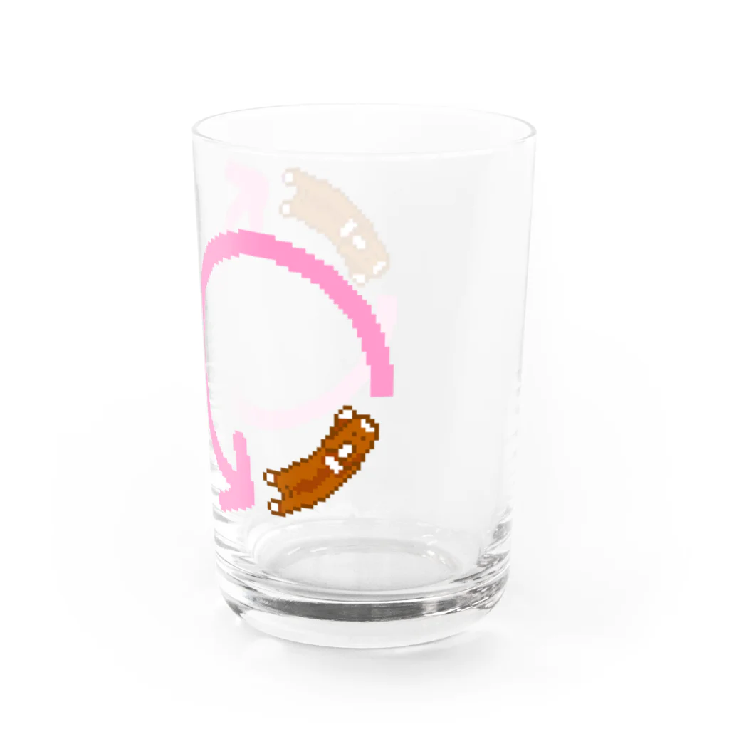 MELL MALLのぐるぐるジャニス Water Glass :right