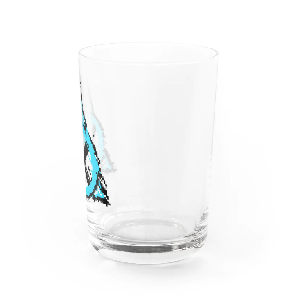 #FFFFFFのドット絵ロゴマーク Water Glass :right