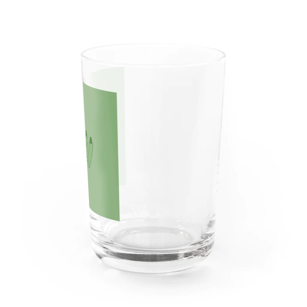 ＃中山ネコ部の君のハートをズッキーニ Water Glass :right