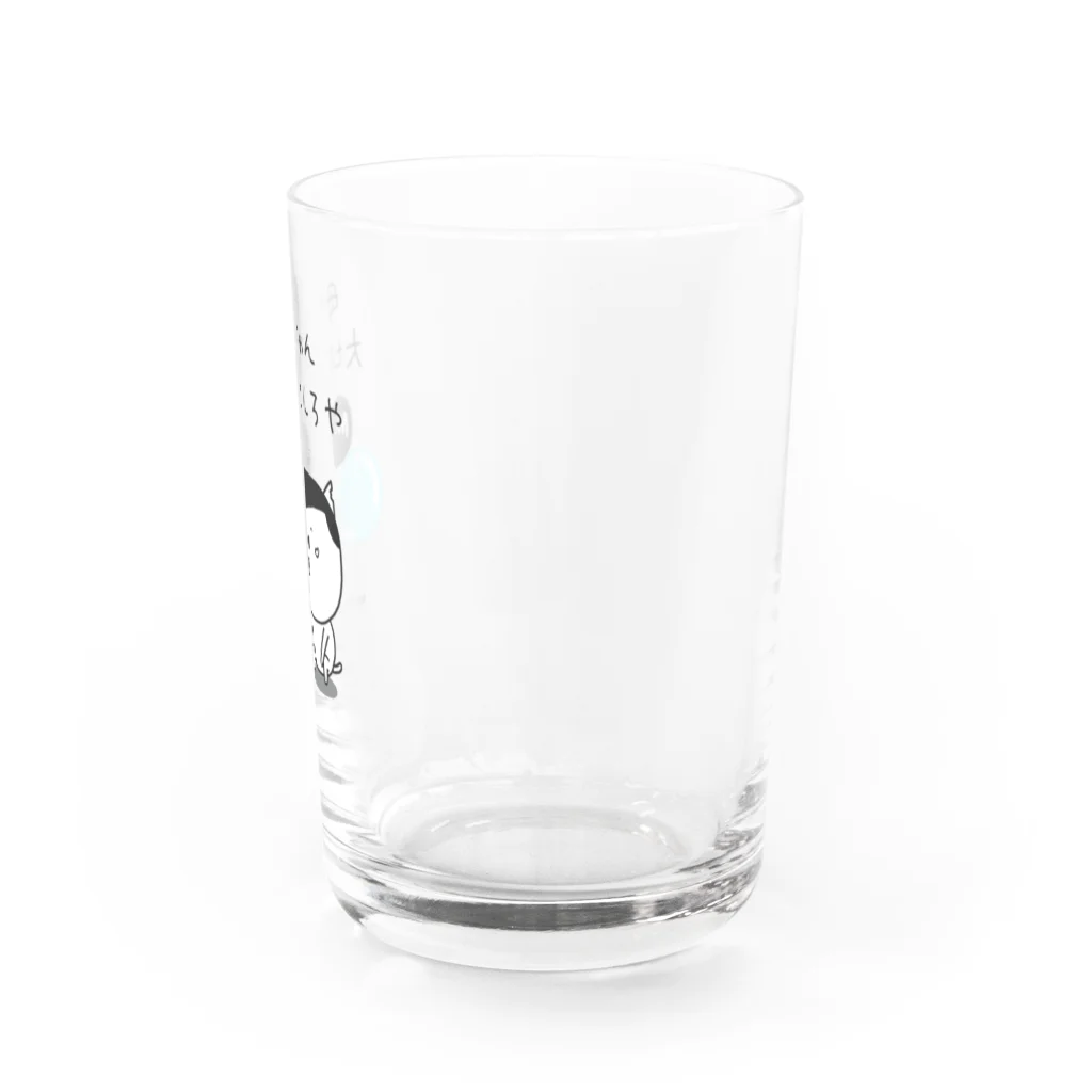 ユウィズの母ちゃん大切にしろや Water Glass :right