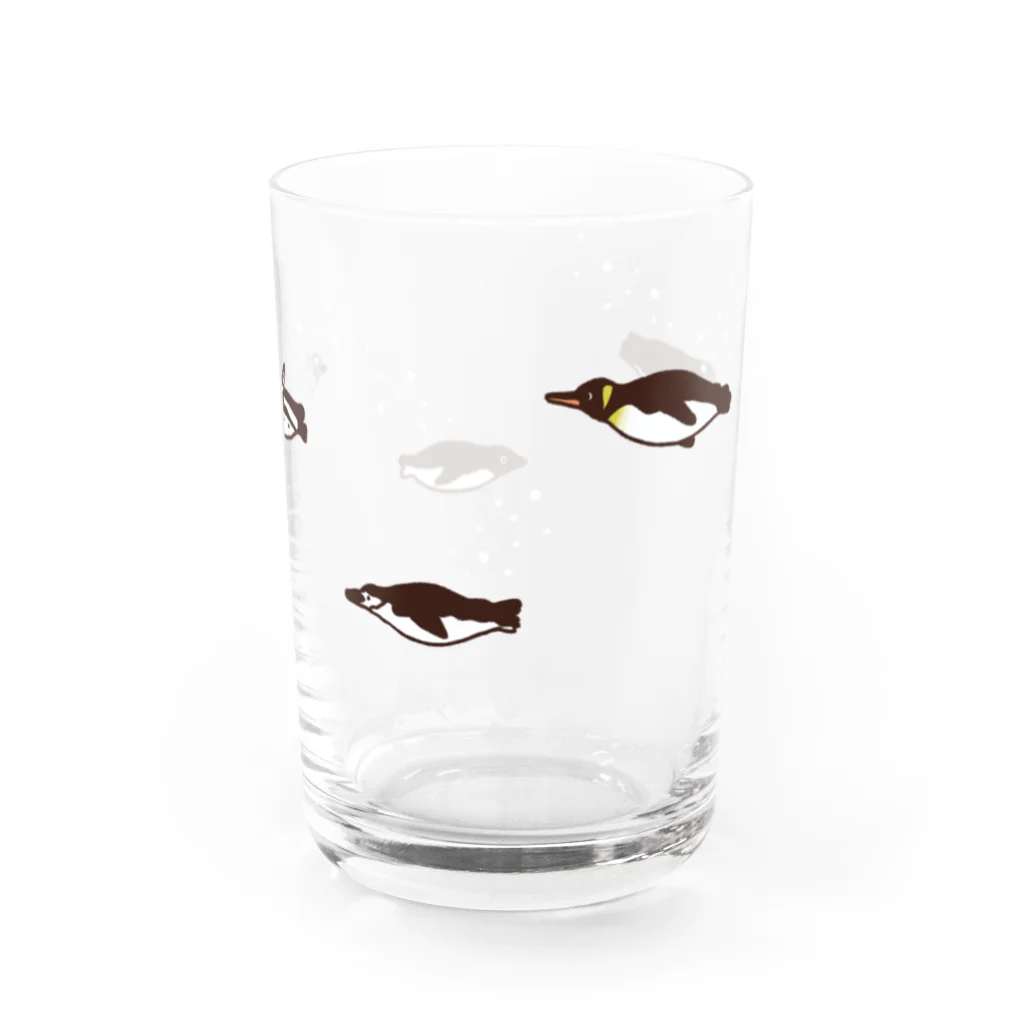 こはらなつ | イラストレーターのペンギンすいすい Water Glass :right