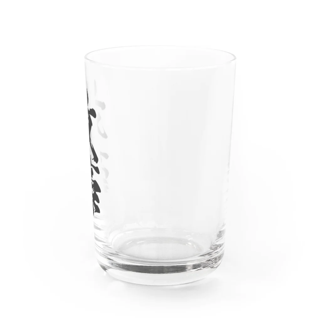 文豪館の文豪（ぶんごう：筆文字） Water Glass :right