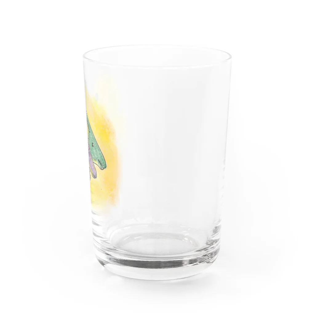 ひつじときのこのサウロロフスプロサウロロフスパラサウロロフス Water Glass :right