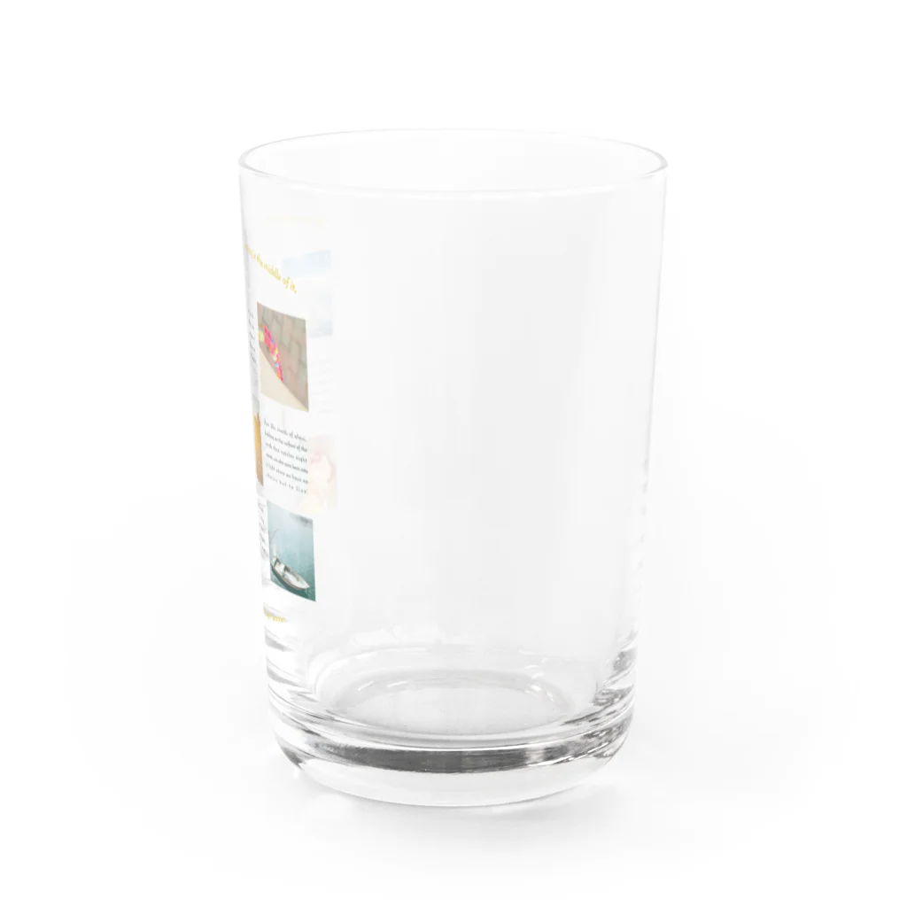 この星スーベニアショップ（すずり店）の【英】夏のよろこび Water Glass :right