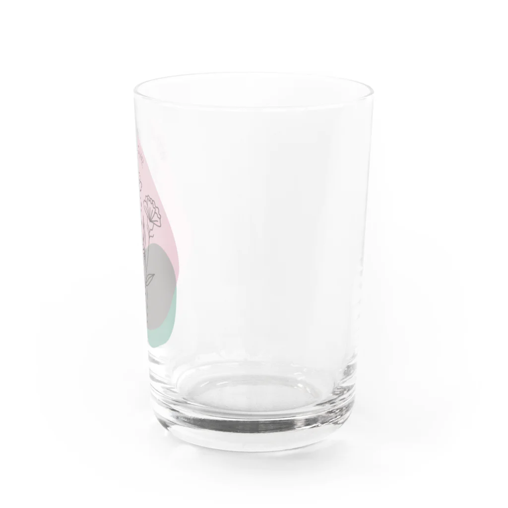 insparation｡   --- ｲﾝｽﾋﾟﾚｰｼｮﾝ｡の感謝  ( 暖色 ) Water Glass :right