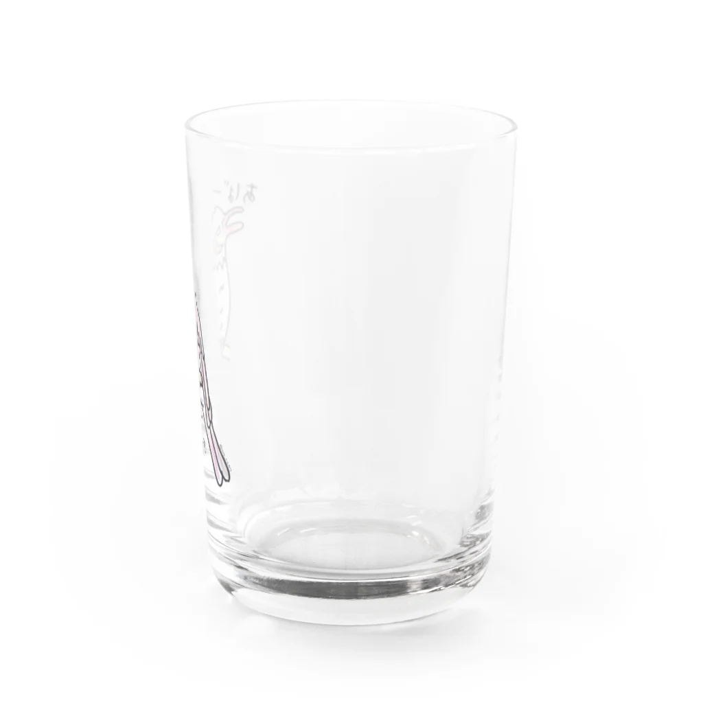 ロケットユカリショップのヒヨドリ Water Glass :right