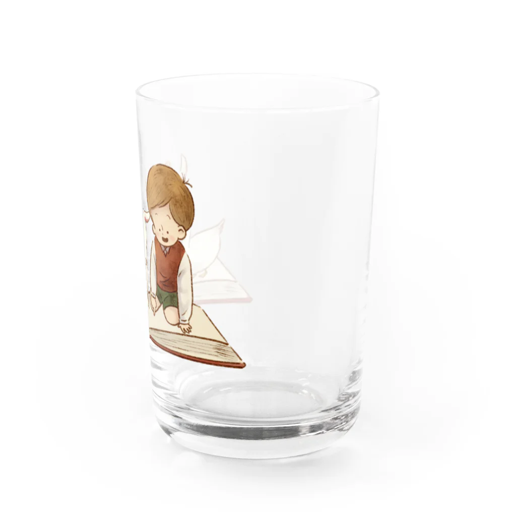 たかはらゆかイラストレーションの子ども時代の優しい時間 Water Glass :right