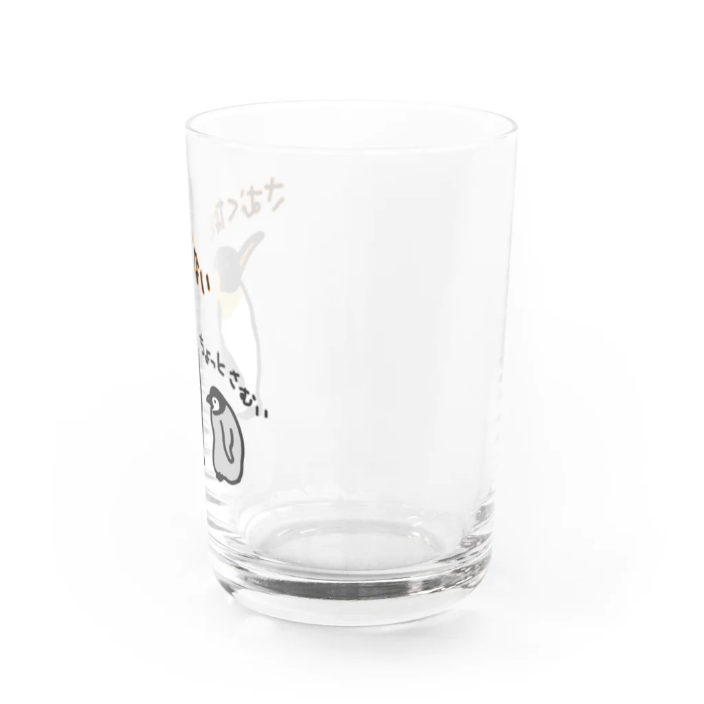 いきものや　のの（別館）のコウテイペンギンのおやこ Water Glass :right