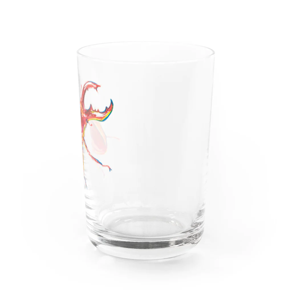 shibaririsのクワガタ Water Glass :right