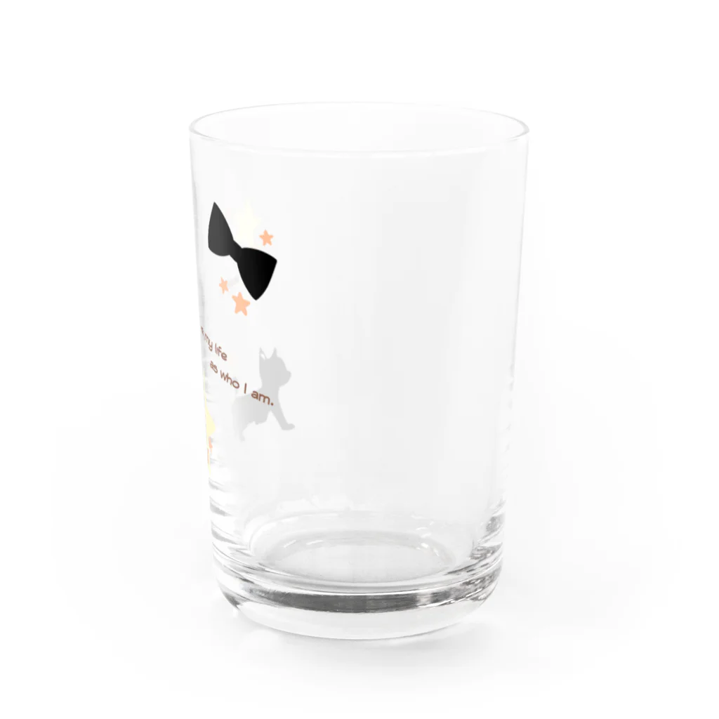rayloidropのハートにゃんこ Water Glass :right